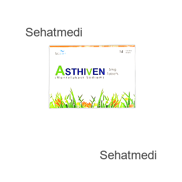 Asthiven 5 mg tablet 14's