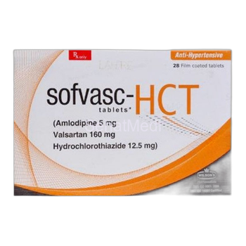 Sofvasc Hct Tablets 5-160-12.5mg