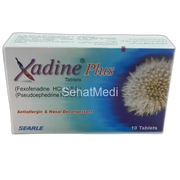 Xadine Plus Tablets 60mg/60mg