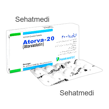 Atorva 20mg tablet 10's