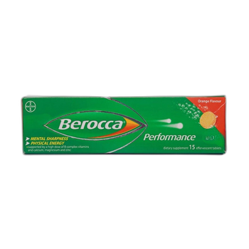 Berocca Effervescent Orange Flavour Tablets