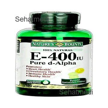 Natures Bounty E Softgels 180Mg (1 Bottle = 120 Softgels)