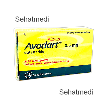 Avodart 0.5mg capsule 3x10's