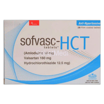 Sofvasc Hct Tablets 10-160-12.5 mg