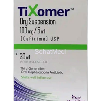Tixomer Dry Syrup 100mg/5ml