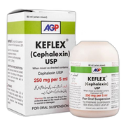 AGP Pharma Keflex Oral Suspension, 250mg/5ml, 60ml