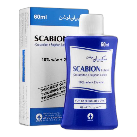 ATCO Laboratories Scabion Lotion, For External Use Only, 60ml