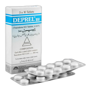 Adamjee Pharmaceuticals Deprel 100 Tablet, 30-Pack