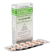 Adamjee Pharmaceuticals Deprel 50 Tablet, 30-Pack