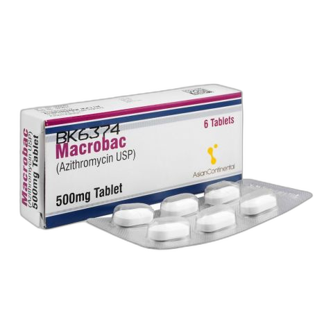 AsianContinental Macrobac Tablet, 500mg, 6-Pack