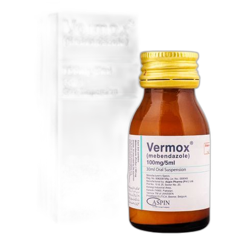 Aspin Pharma Vermox Oral Suspension, 100mg/5ml, 30ml