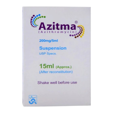 Azitma 200 mg / 5 ml syrup 15 ml