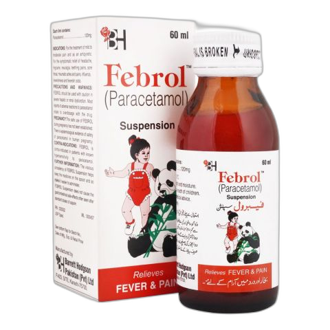 Barrett Hodgson Febrol Suspension, 60ml