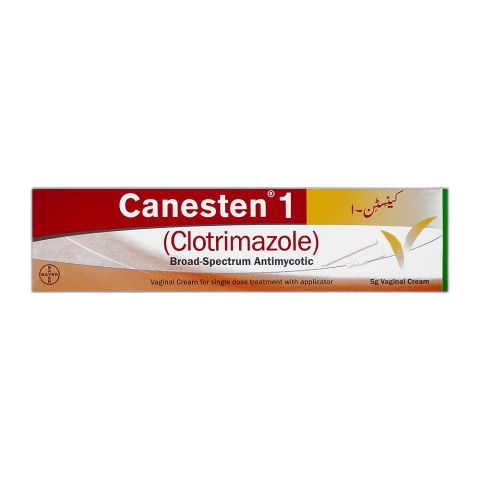 Bayer Pharmaceuticals Canesten 1 Vaginal Cream, 5g
