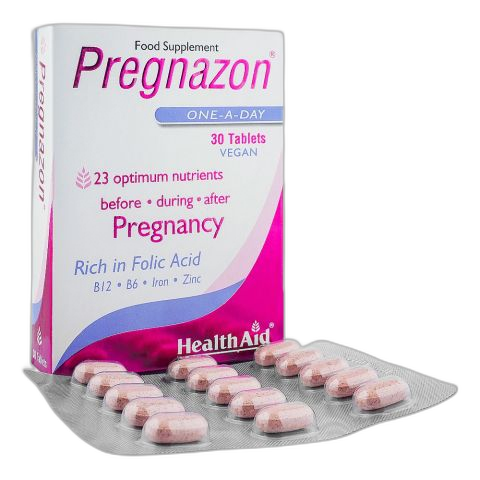 Nutra Zone Healthcare Pregnazone One A Day Tablet, 30-Pack