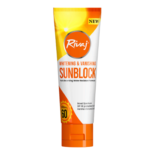 Rivaj SPF60 Whitening & Vanishing Sunblock 40ml