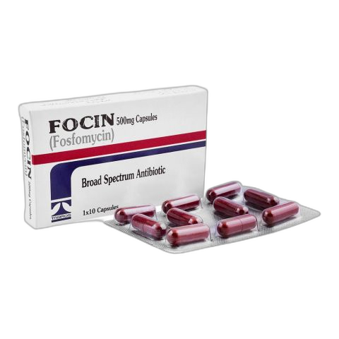 Tabros Pharma Focin Capsule, 500mg, 10-Pack