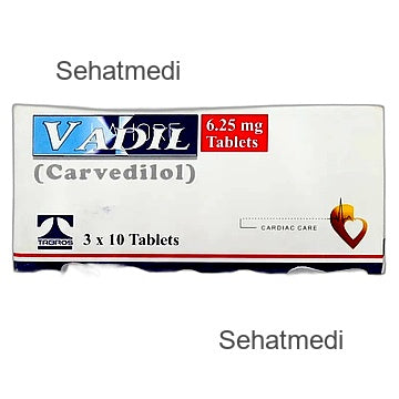 Vadil Tablets 6.25 Mg
