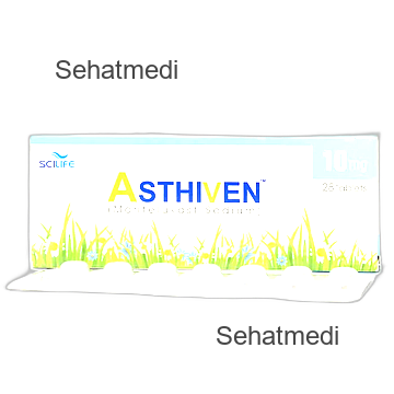 Asthiven 10mg tablet 1x14's