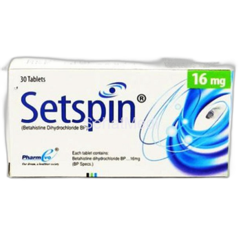 Setspin Tablets 16mg