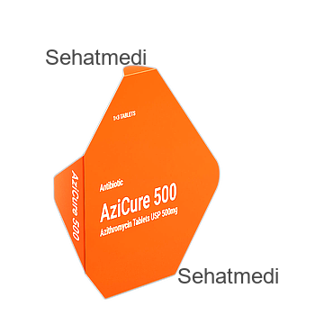 Azicure 500mg capsule 1x6's