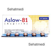 Aslow-81 81mg tablet 3x10's