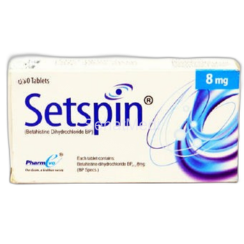 Setspin Tablets 8mg