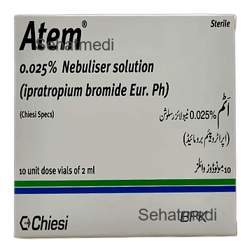 Atem 0.025% nebulizer solution 2x5's 2ml
