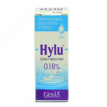 Hylu 0.18% Opthalmic Solution Drops 5ml