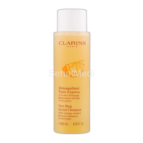 Clarins Paris One-Step Facial Cleanser, With Orange Extract, All Skin Types, 200ml