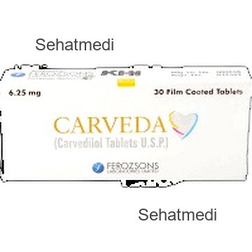 Carveda Tablets 6.25 Mg