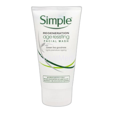 Simple Regeneration Age Resisting Facial Wash, 150ml