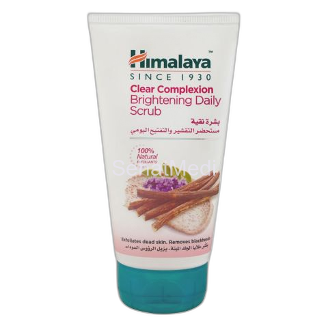 Himalaya Clear Complexion Brightening Daily Scrub, Remove Dead Skin & Blackheads, 150ml