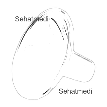 Spectra Baby 20mm Silicone Breast Massager 1 Pcs