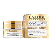 Eveline Gold Lift Expert 40+ Day And Night Firming Cream Serum, With 24K Gold, Mature, Dry & Sensitive Skin, 50ml