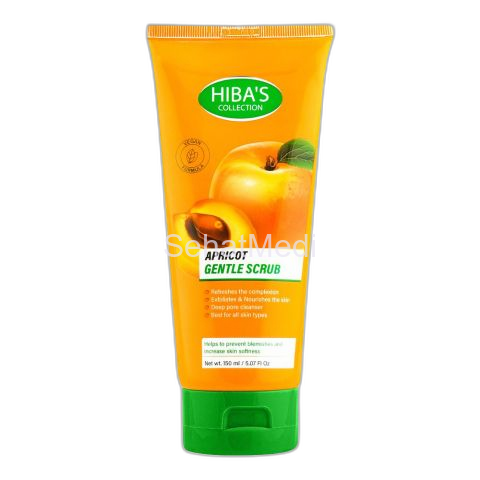 Hiba's Collection Apricot Gentle Scrub, For All Skin Types, 150ml