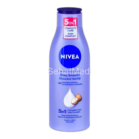 Nivea 5in1 Complete Care Shea Smooth Deep Moisture Serum Body Lotion, 250ml