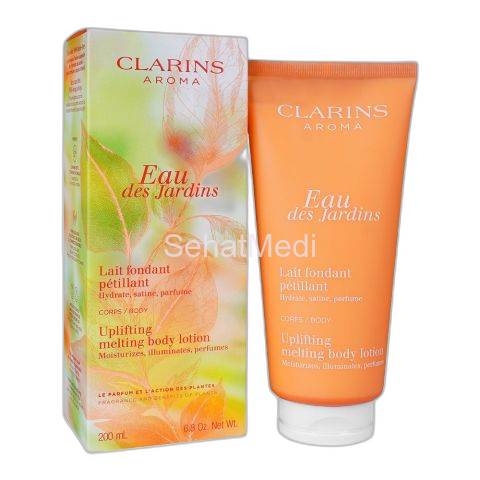 Clarins Eau Des Jardins, Uplifting Melting Body Lotion, 200ml