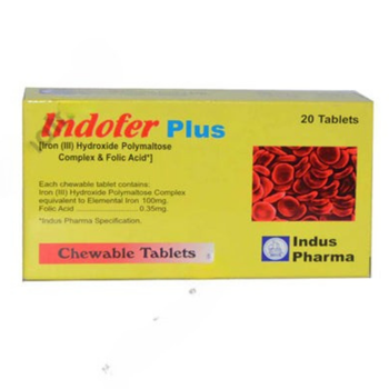 Indofer Plus Tablets 100mg/0.35mg