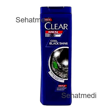 Clear Men Triple Anti-Dandruff Cool Black Shine Shampoo 380Ml