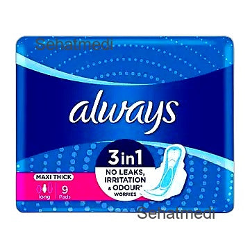 Always Maxi Thick Night Sanitary Pads Extra Long Single Pack