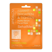 Andalou Instant Brighten & Tighten Hydro Serum Facial Mask 18ml
