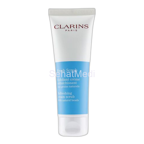 Clarins Paris Fresh Scrub Refreshing Cream Scrub, With Natural Beads, 50ml