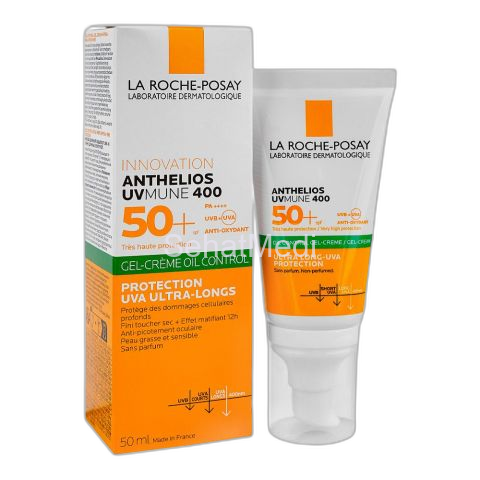 La Roche-Posay Anthelios Uvmune 400 SPF-50+ Oil Control Gel Cream, 50ml