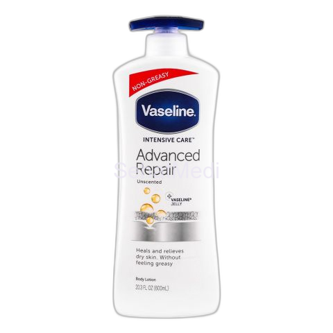 Vaseline Intensive Care Advanced Repair Unscented Body Lotion, 600ml