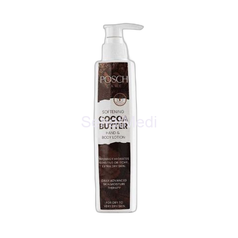 Posch Care Softening Cocoa Butter Hand & Body Lotion, For Dry To Very Dry Skin, 230ml