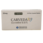 Carveda Tablets 25mg