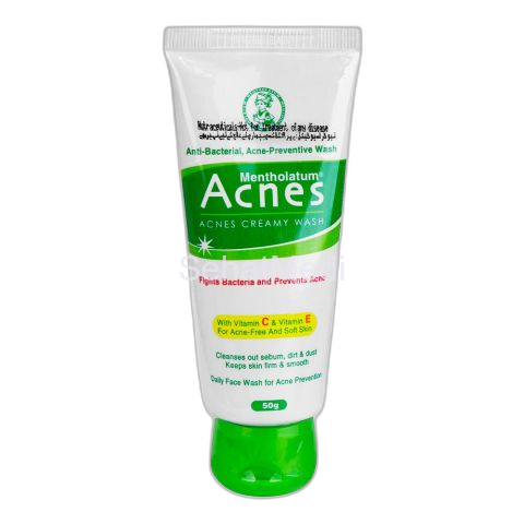 Acnes Creamy Wash, For Acne-Prone Skin, 50g