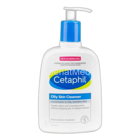 Cetaphil Oily Skin Cleanser with Niacinamide, For Combination & Sensitive Skin, 473ml