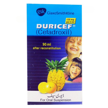 Duricef 125mg Syrup 90ml